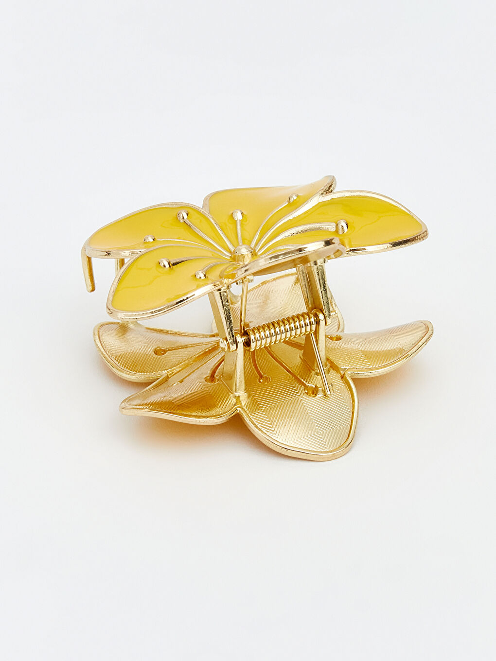 Karışık Çiçek Figürlü Kadın Mandal Toka -2