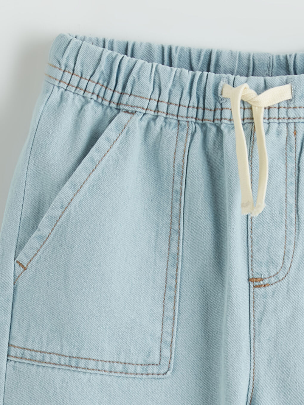 Момче Индиго Къси дънкови панталони-1