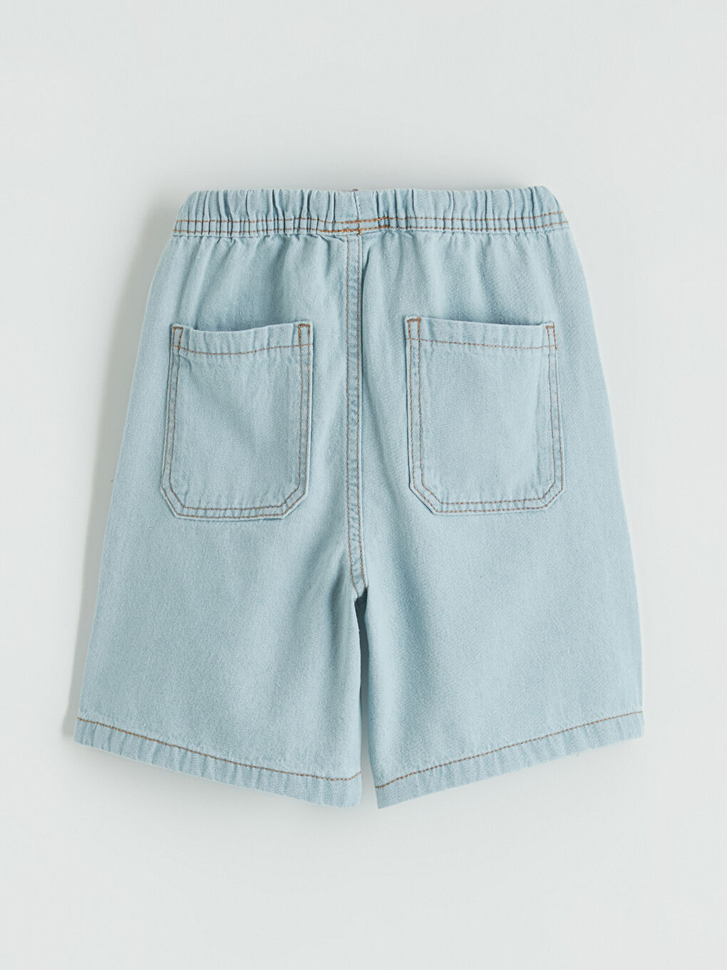 Момче Индиго Къси дънкови панталони-2