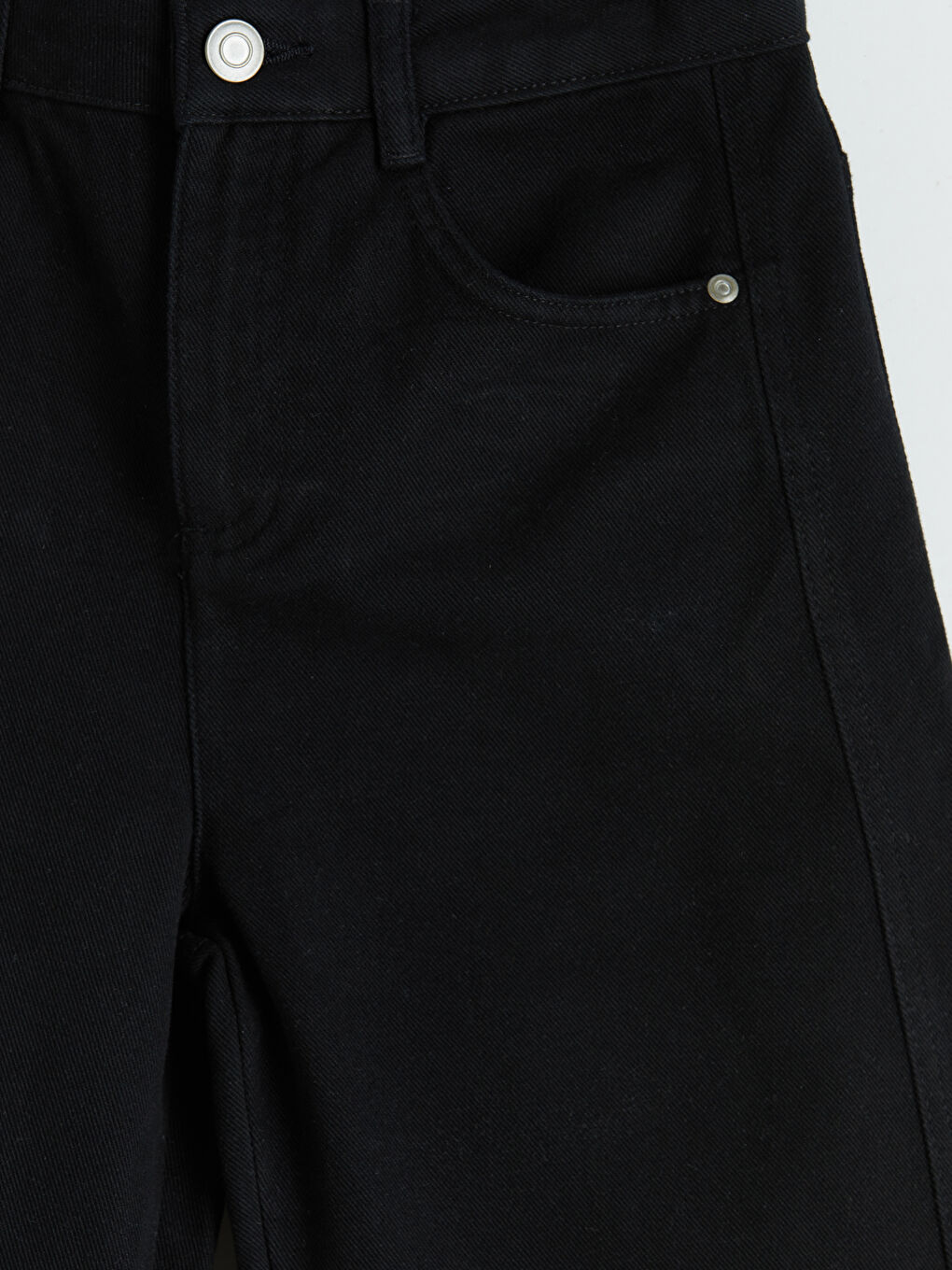 Siyah Wideleg Kız Çocuk Pantolon-2