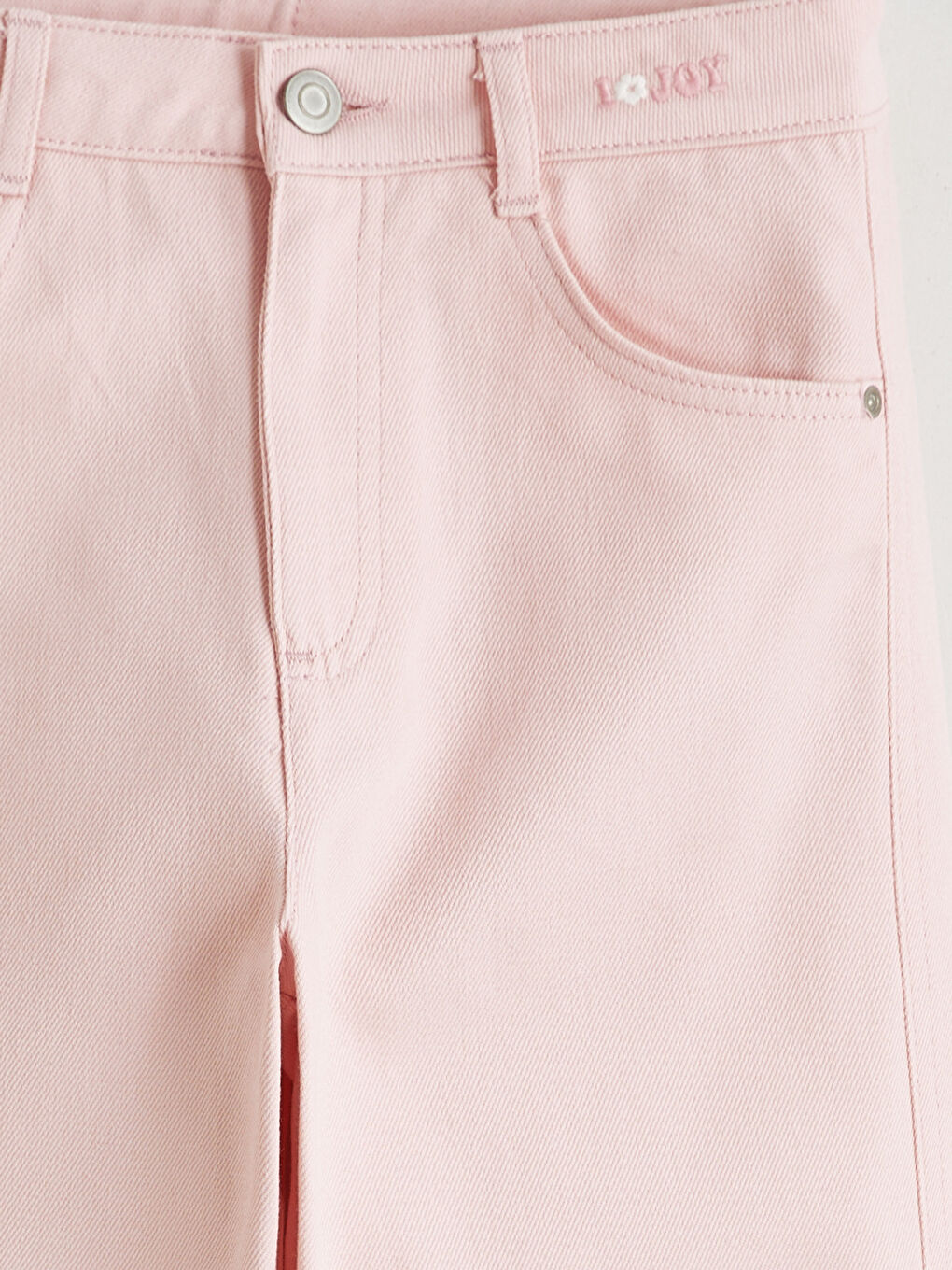 Pembe Wideleg Kız Çocuk Pantolon-2