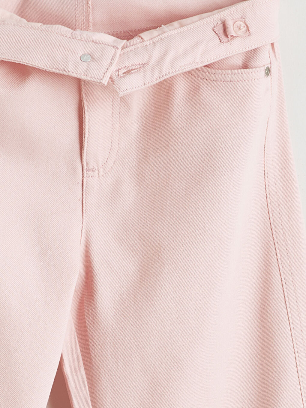 Pembe Wideleg Kız Çocuk Pantolon-3