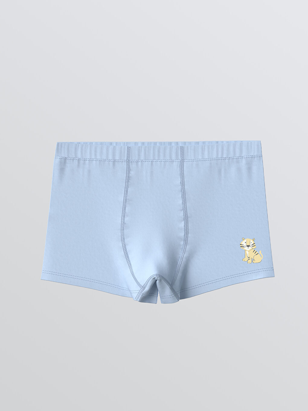 Mavi Baskılı Erkek Çocuk Boxer