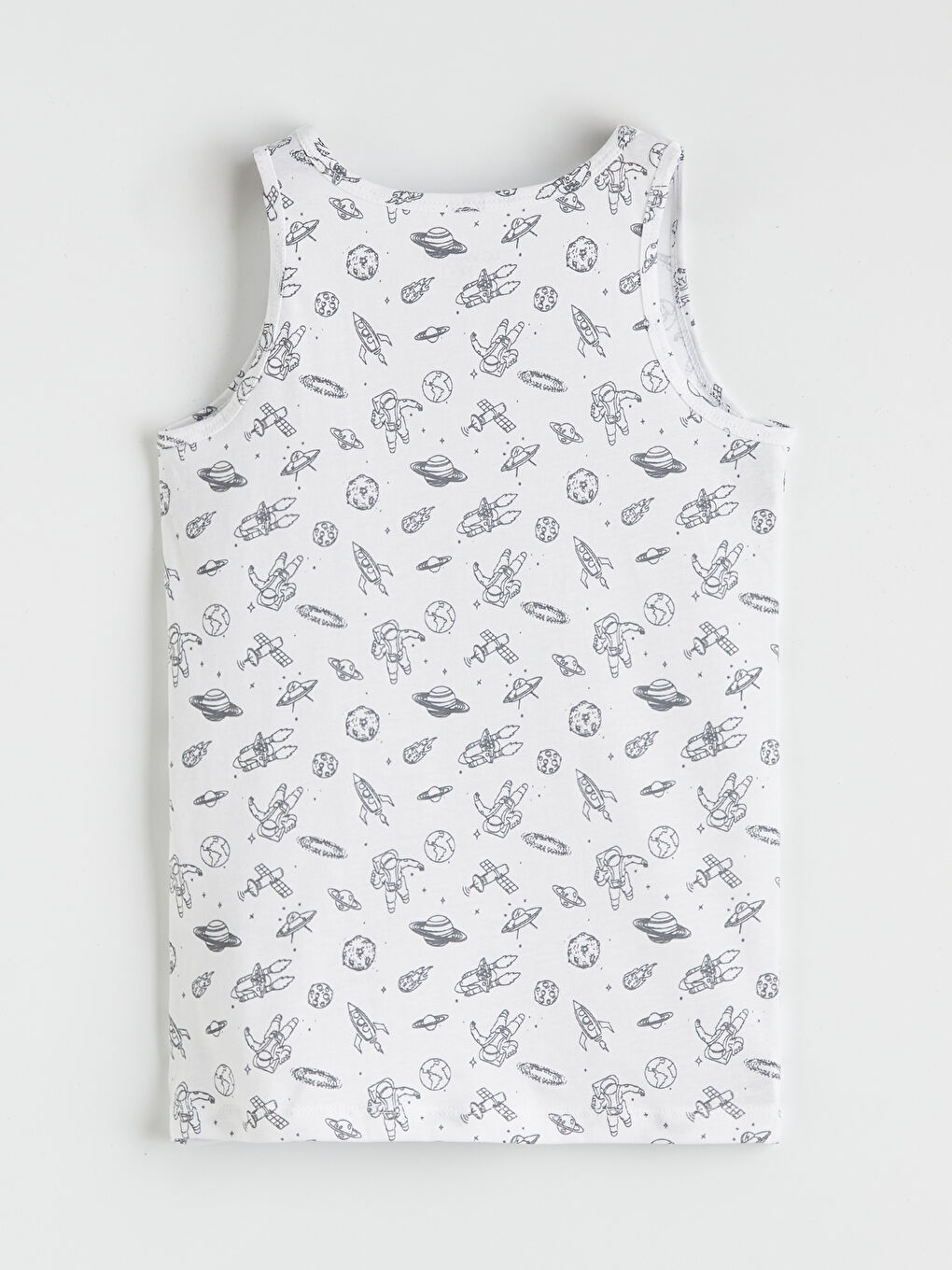 Antrasit Bisiklet Yaka Erkek Çocuk Atlet 2'li-3