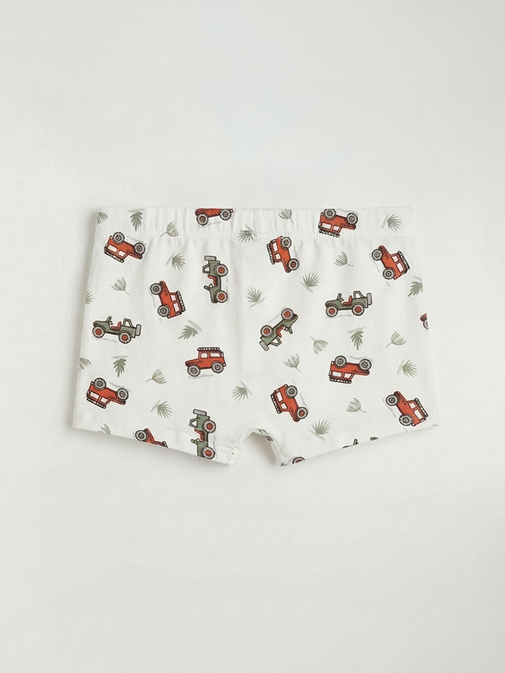 Ekru Baskılı Erkek Çocuk Boxer 3'lü-2