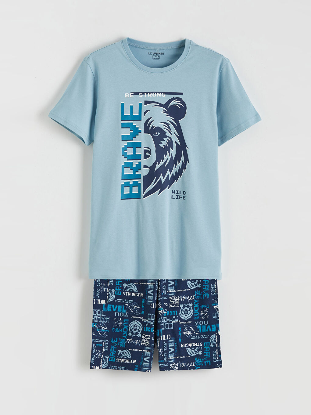 Boy BLUE Shortie Pyjama Set