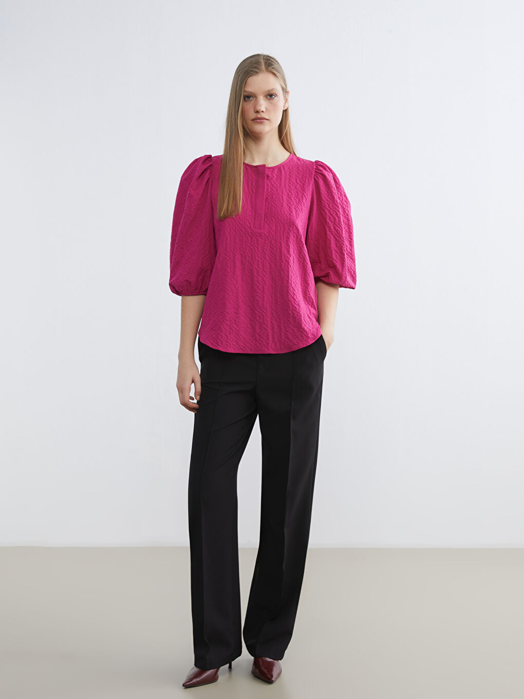 بلوز ئه‌رخه‌وانی / وه‌نه‌وشه‌یی ژن-1