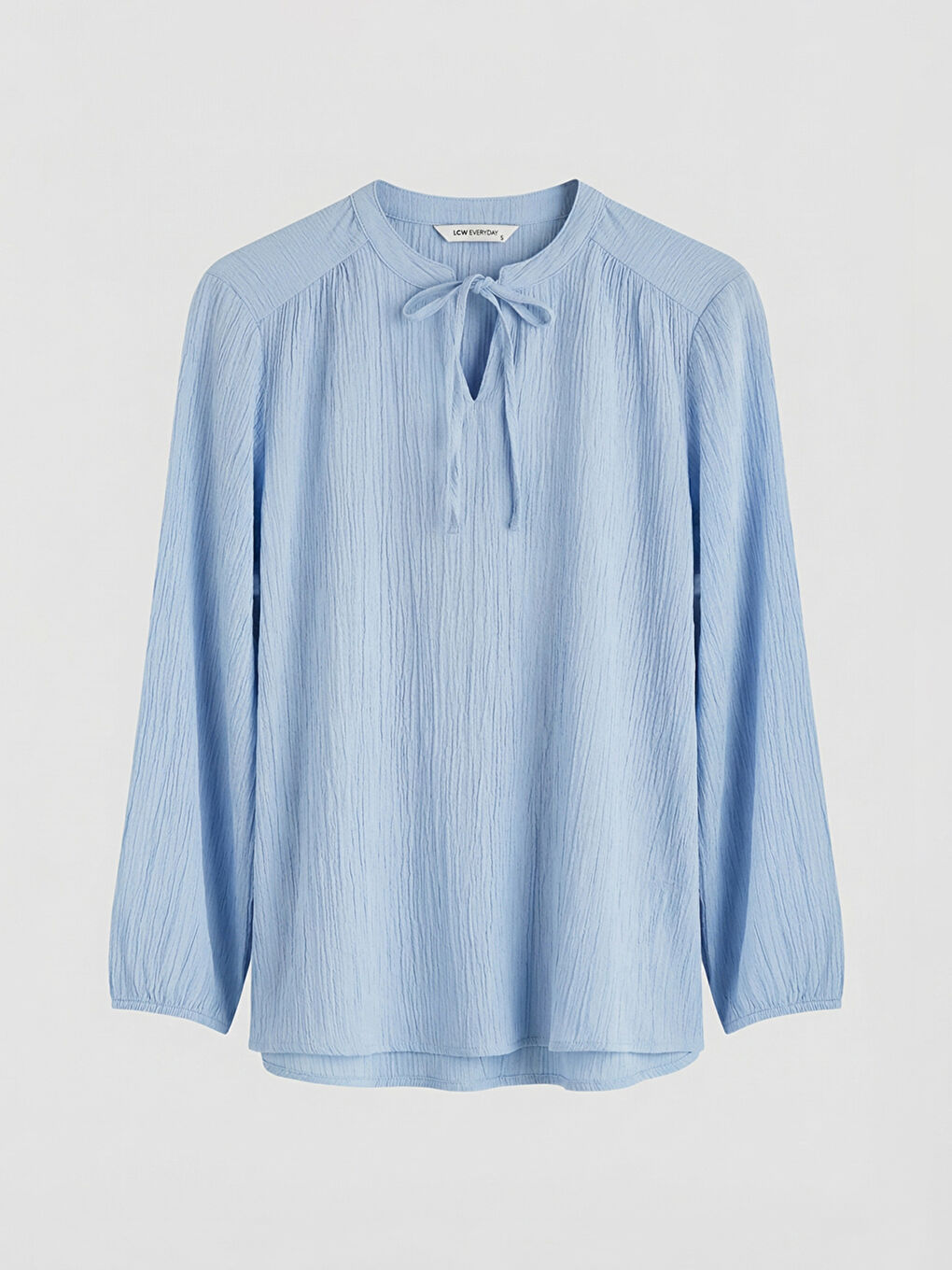 Женщины Голубой Блузка-4