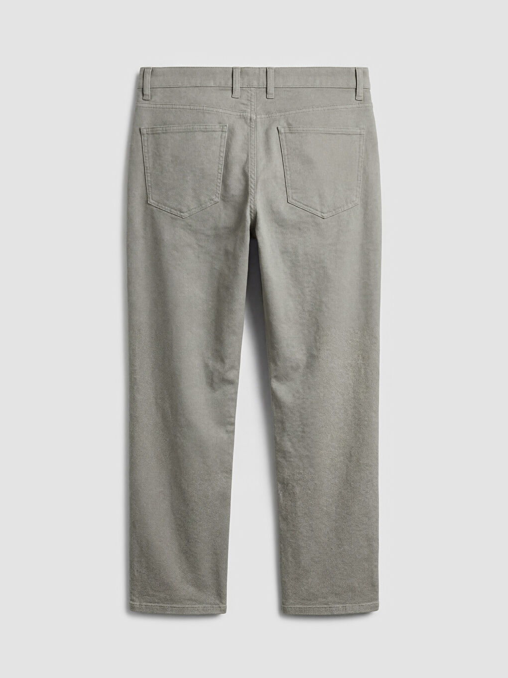 Standart Kalıp Armürlü Erkek Pantolon-2