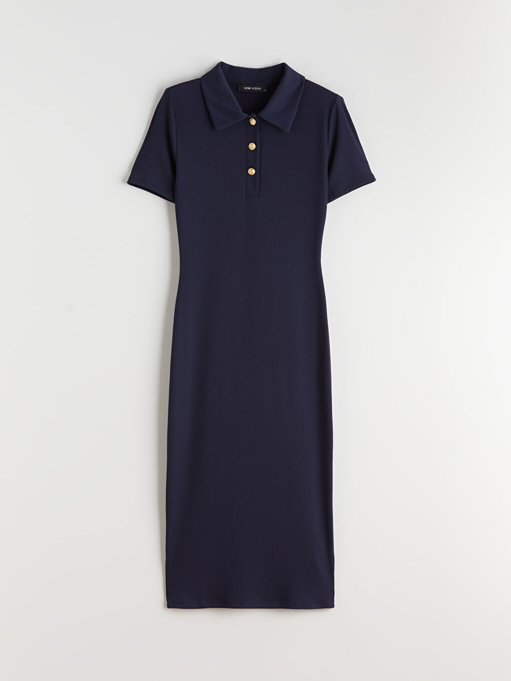 Frau DUNKELBLAU Kleid-4