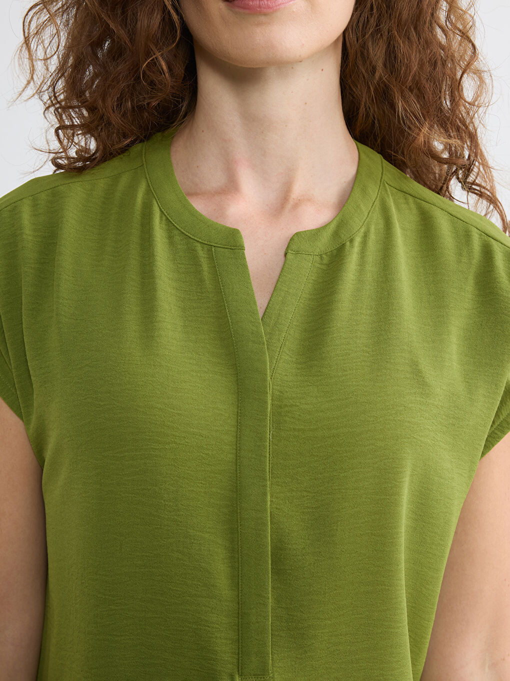 Woman GREEN Blouse-2