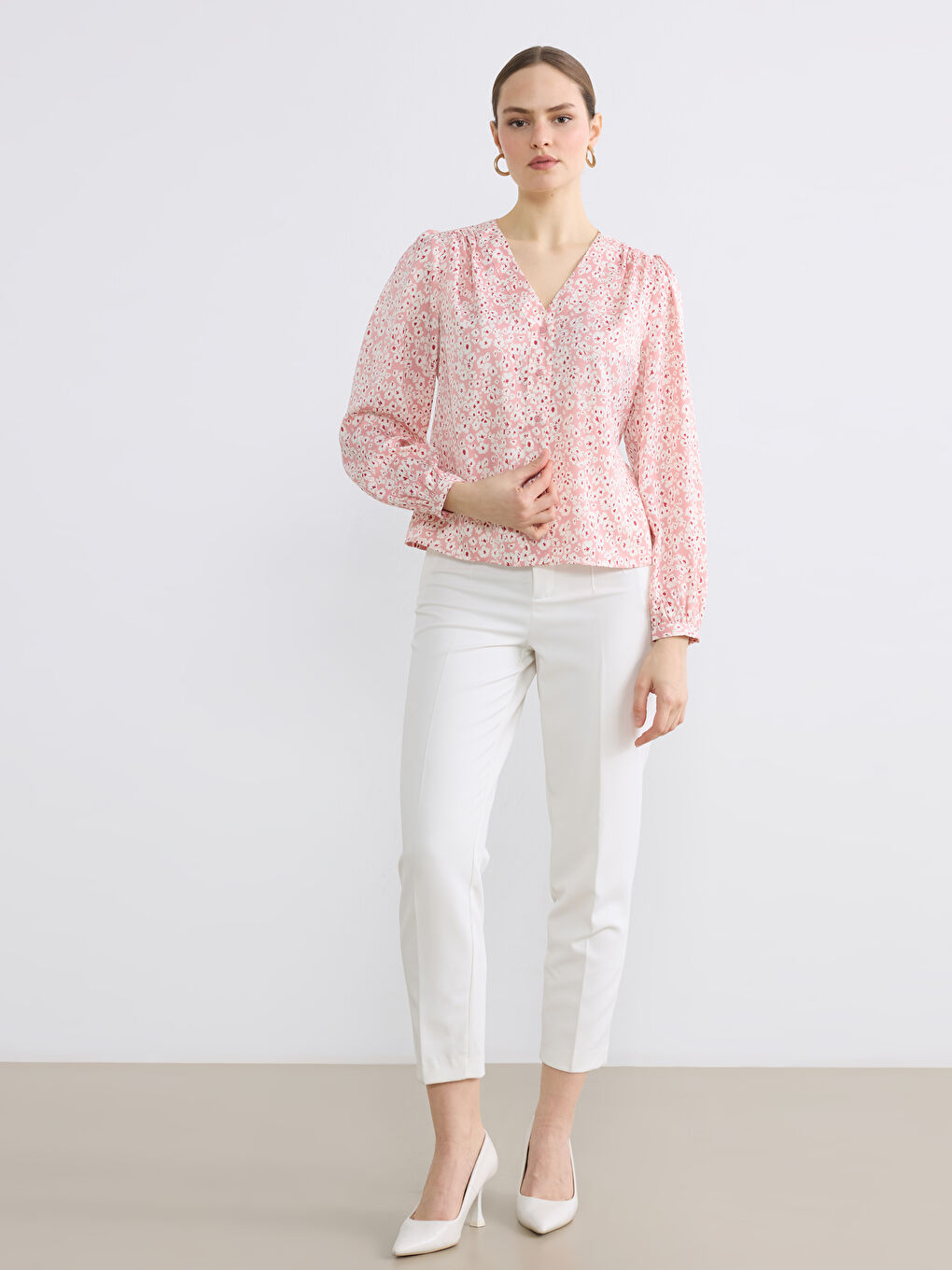 Woman PINK Blouse-1