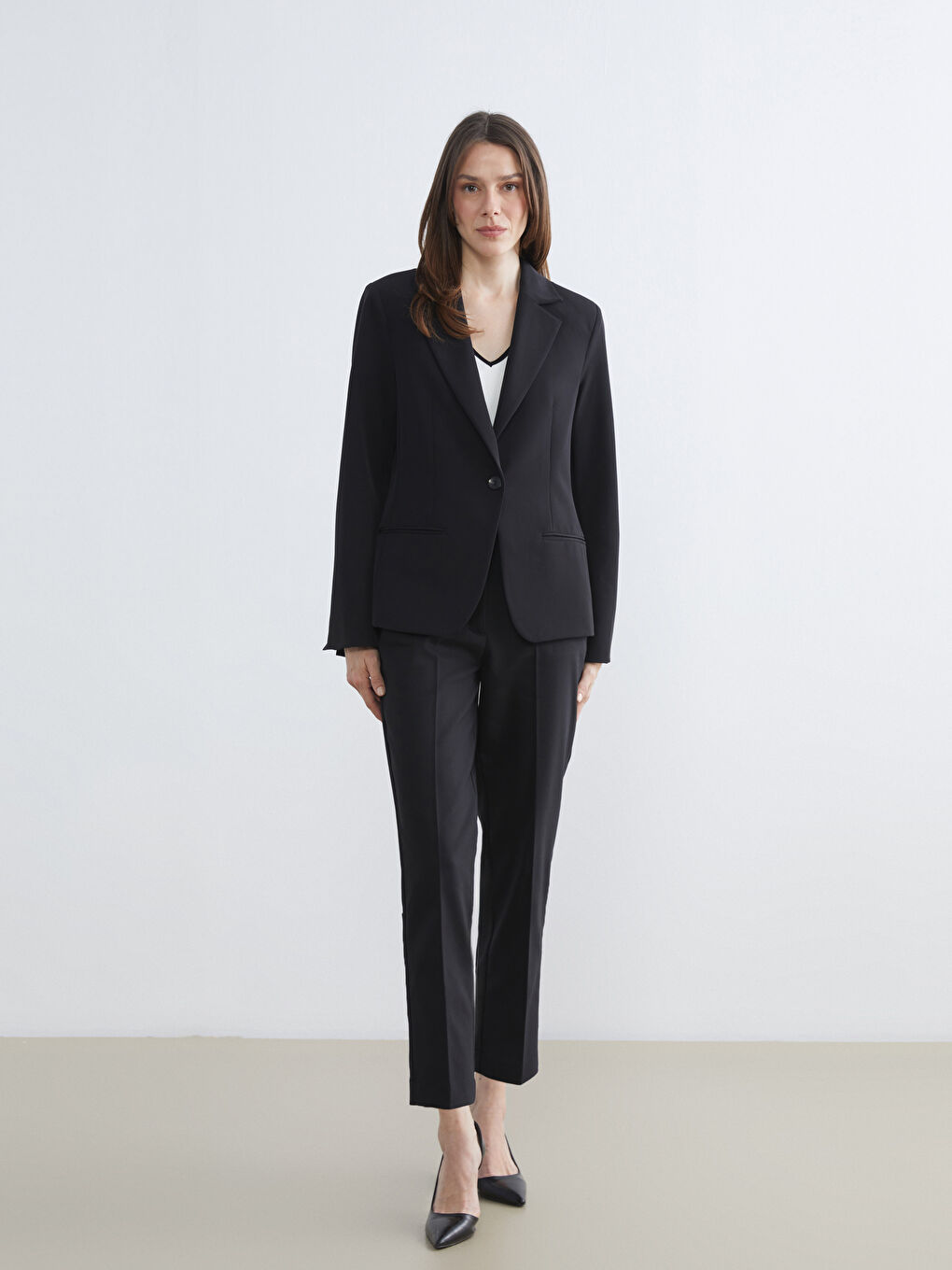 Regular Fit Women's Blazer Jacket-1