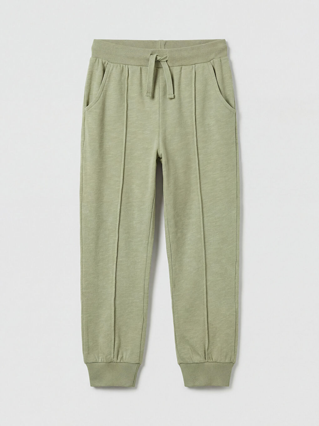 Yeşil Beli Lastikli Erkek Çocuk Jogger Eşofman Altı