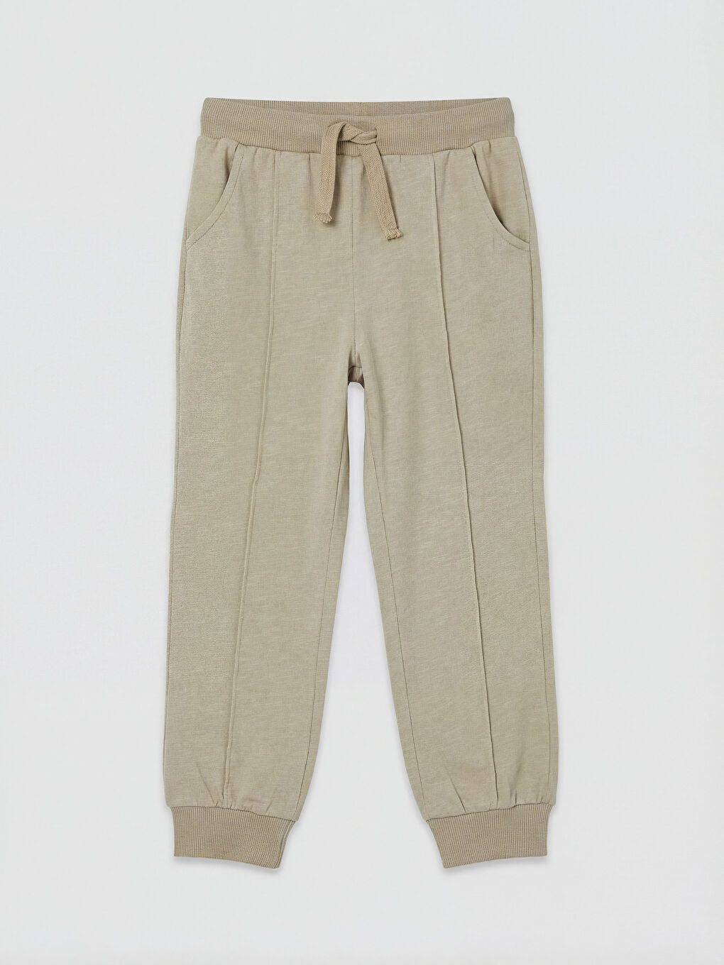 Bej Basic Erkek Çocuk Jogger Eşofman Altı