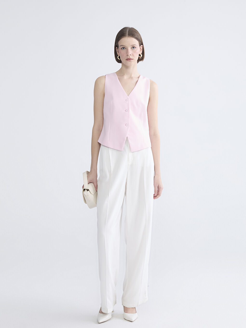 Women's Classic V-Neck Vest-1