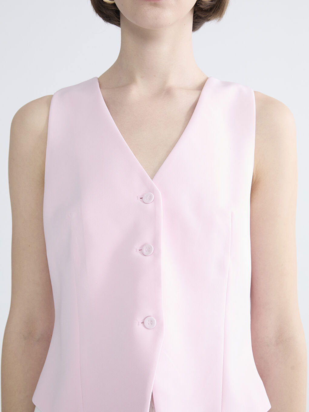 Women's Classic V-Neck Vest-2