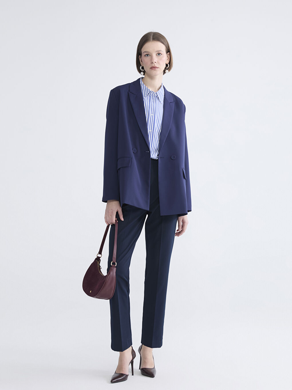 Women's Double-Breasted Blazer-1