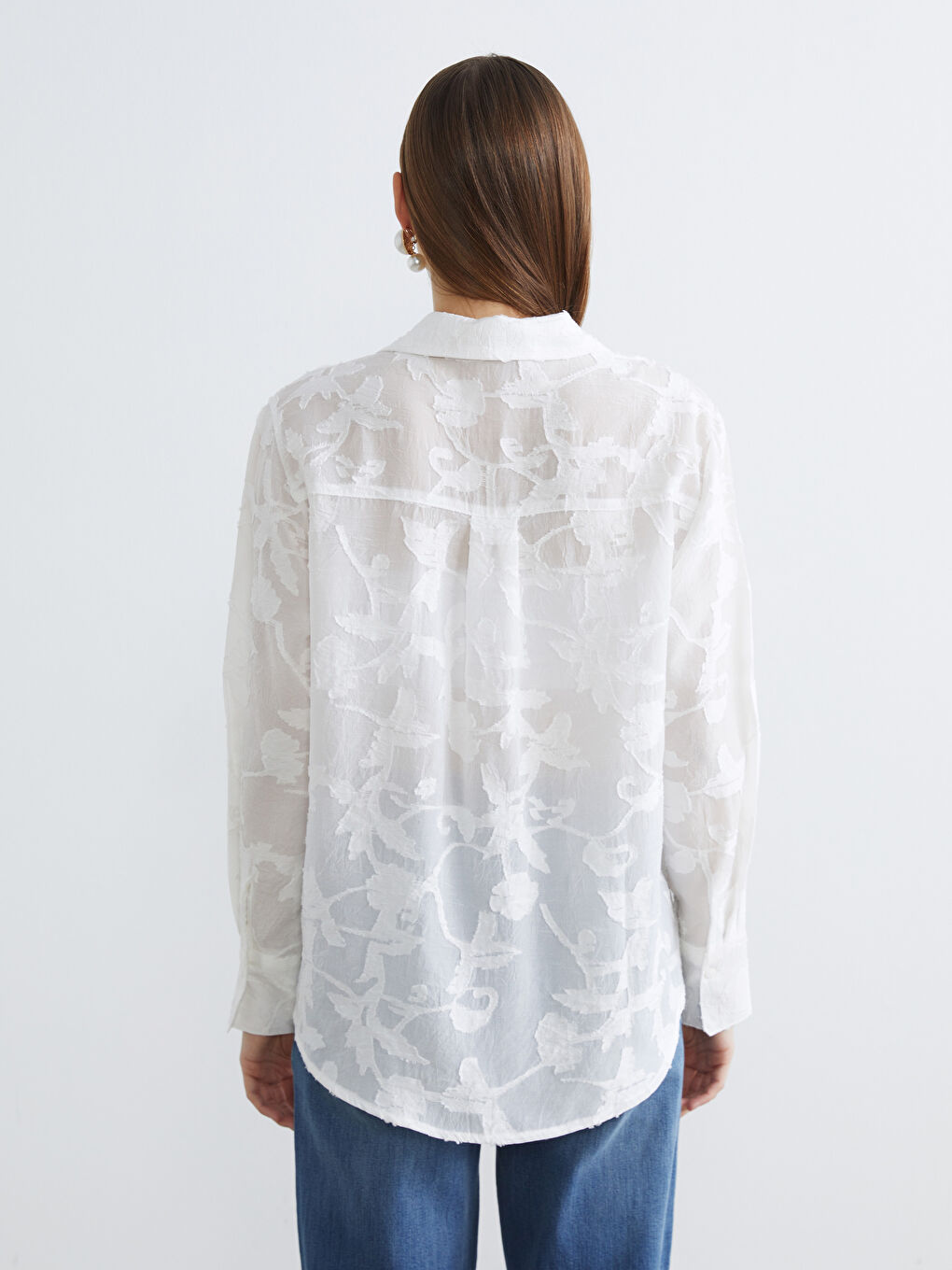Jacquard Women's Shirt-3