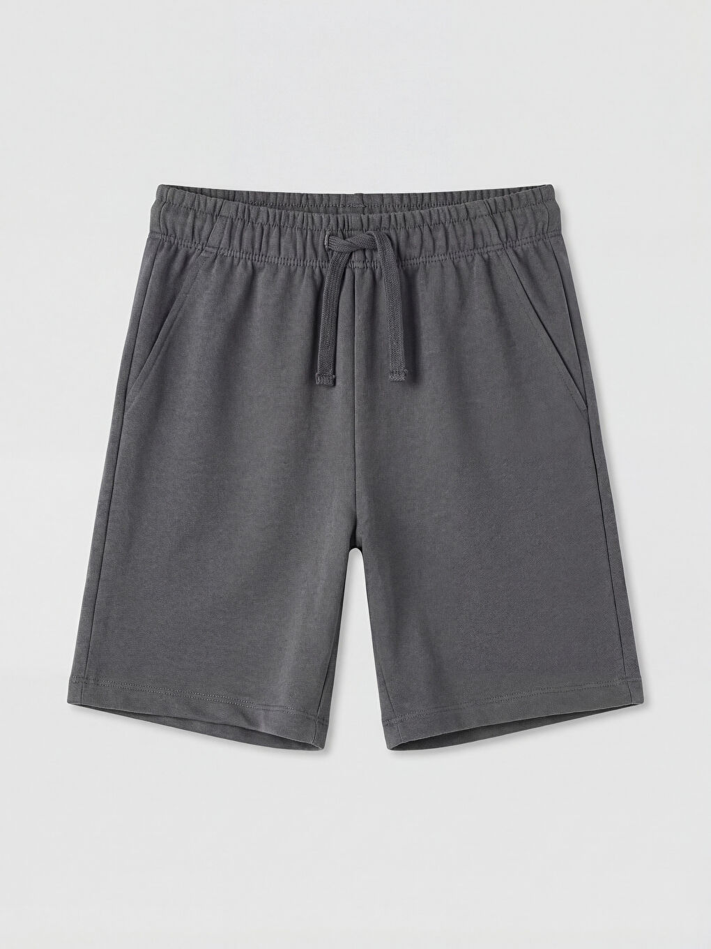 Antrasit Beli Lastikli Erkek Çocuk Şort