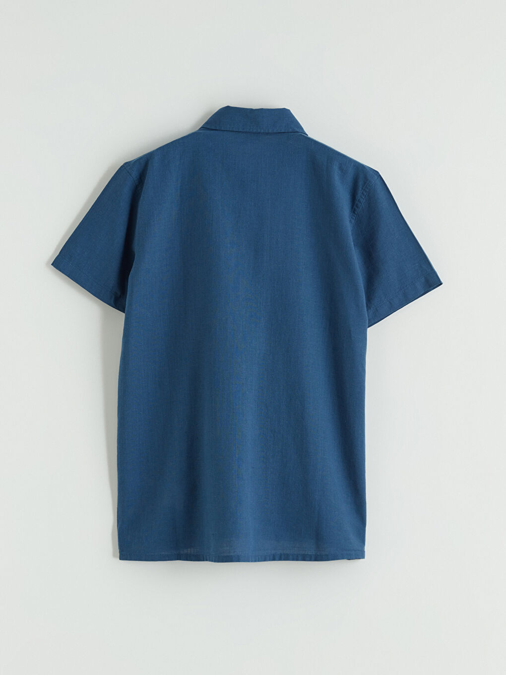 Boys' Short-Sleeve Linen Blend Shirt-2