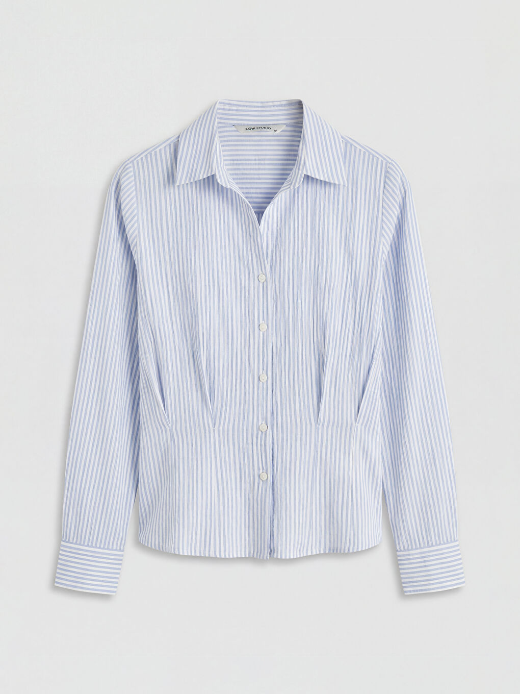 Striped Dobby Fabric Women's Shirt