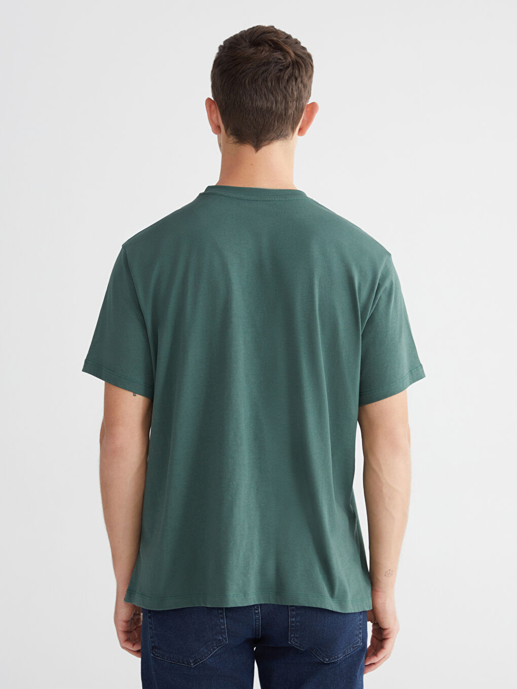 Crew Neck Jersey Men's T-Shirt-3