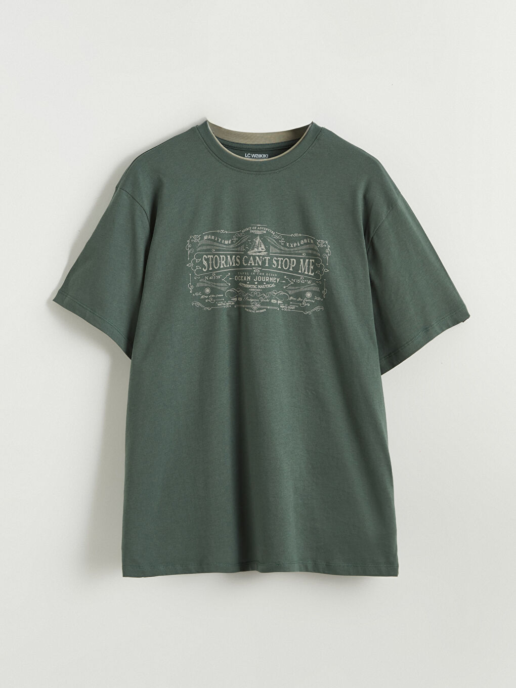 Crew Neck Jersey Men's T-Shirt-4