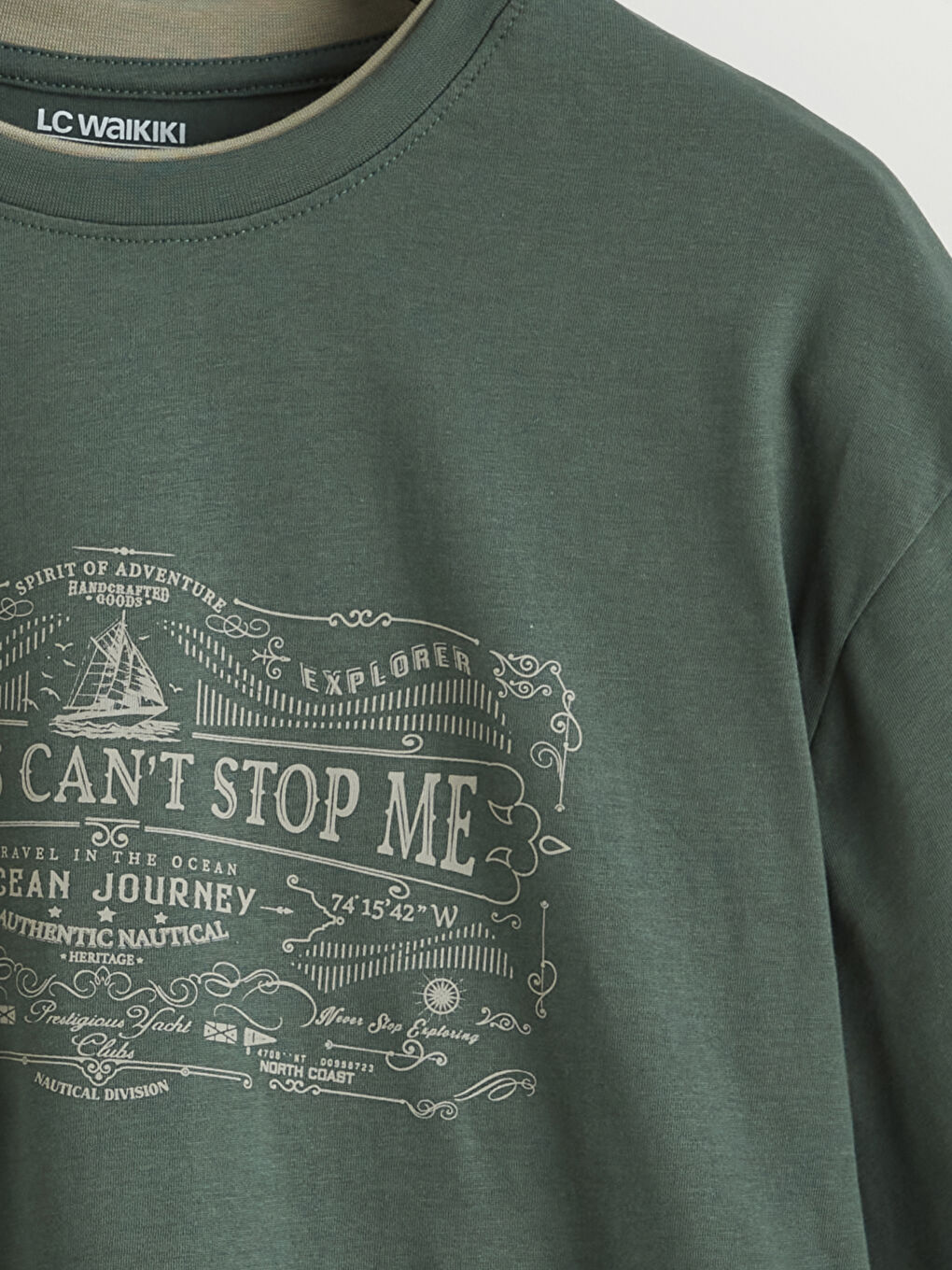 Crew Neck Jersey Men's T-Shirt-5