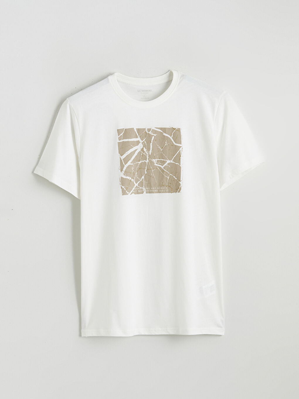 Man ECRU T-Shirt-4