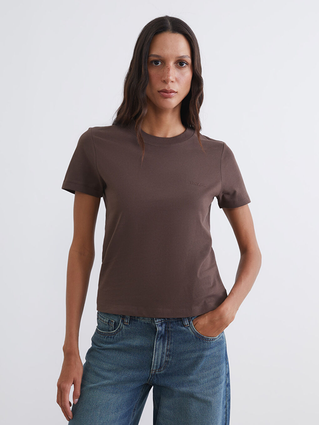 Әйелдер қоңыр Футболка