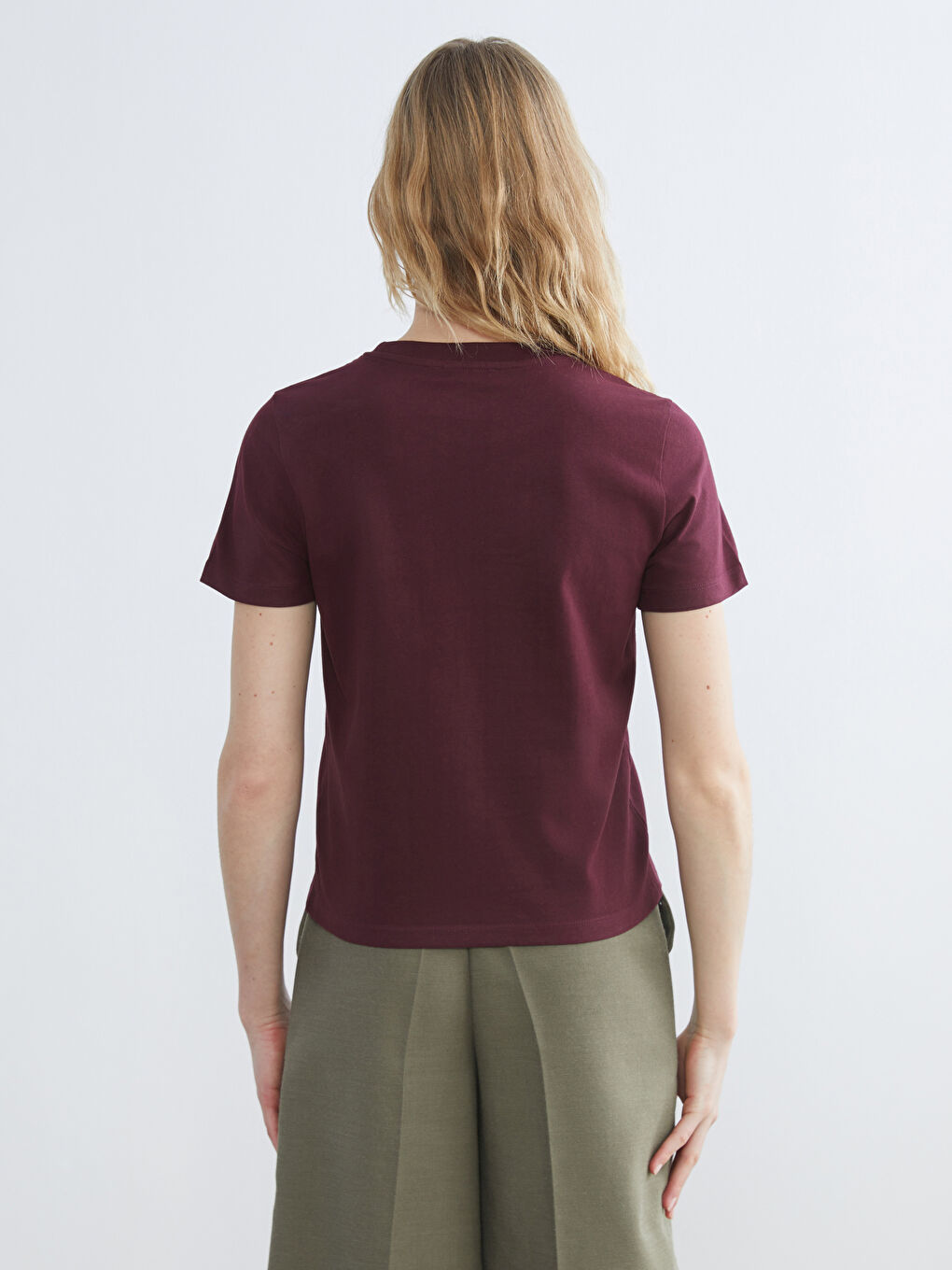 Әйелдер қою күлгін Футболка-3