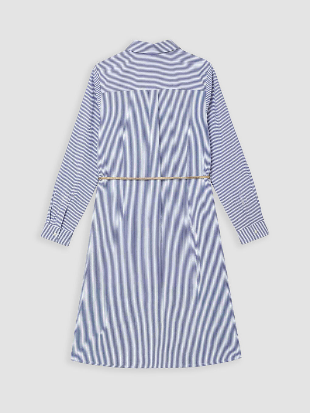 ქალი მუქი ლურჯი პერანგი ტუნიკა-1