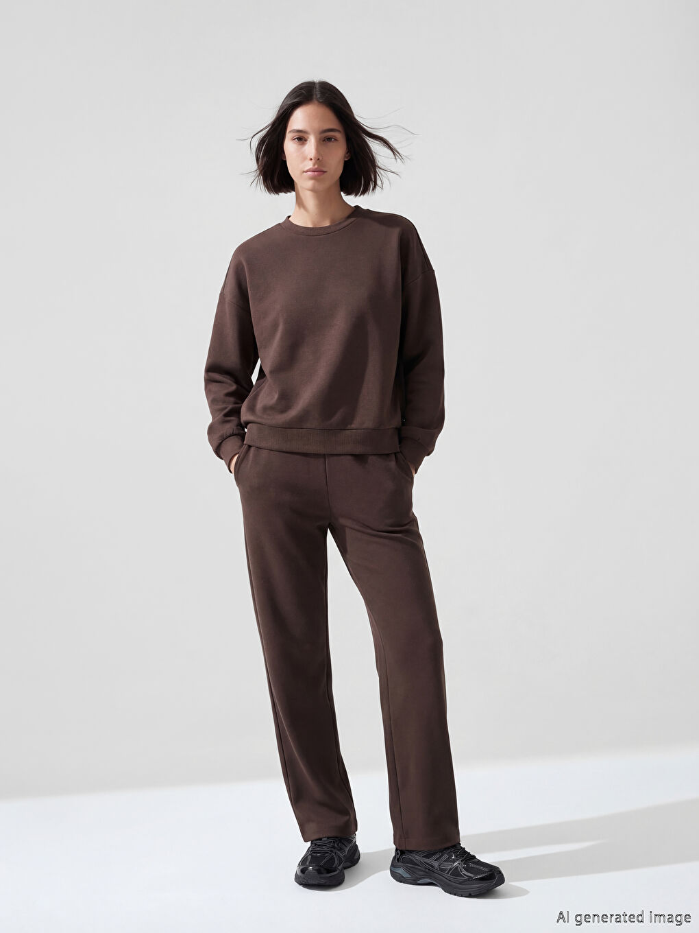 Pantalon de survêtement pour Femmes à Jambe Large et Toucher Doux