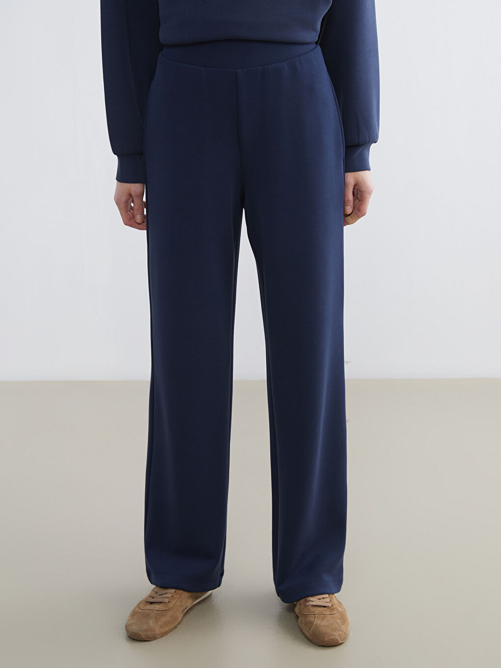 Women's Joggers with Elastic Waistband-1