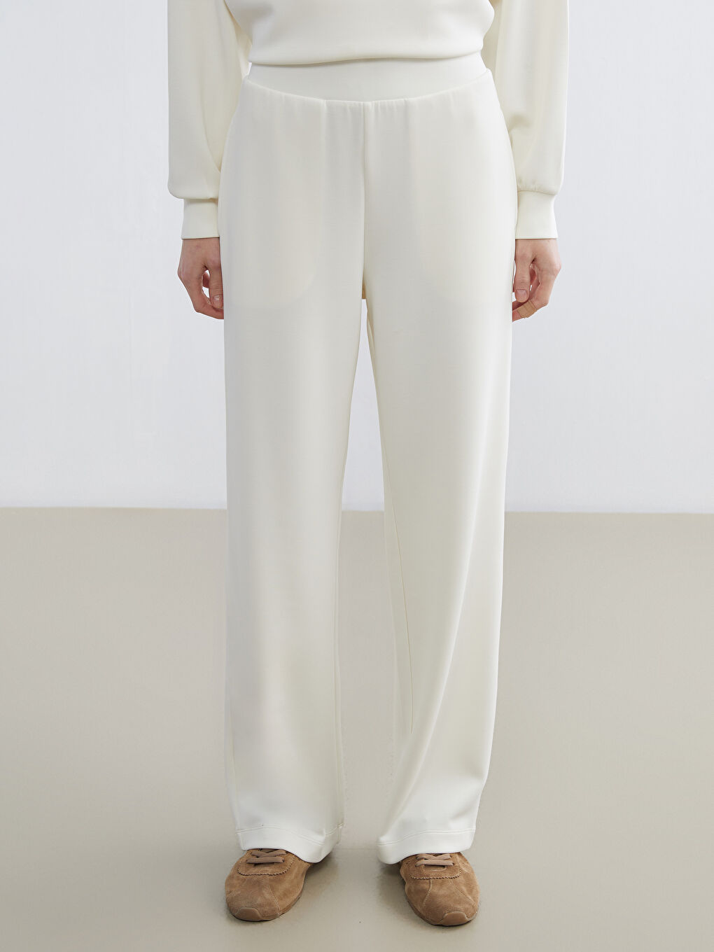 بنطال رياضي أصفر امرأة-1