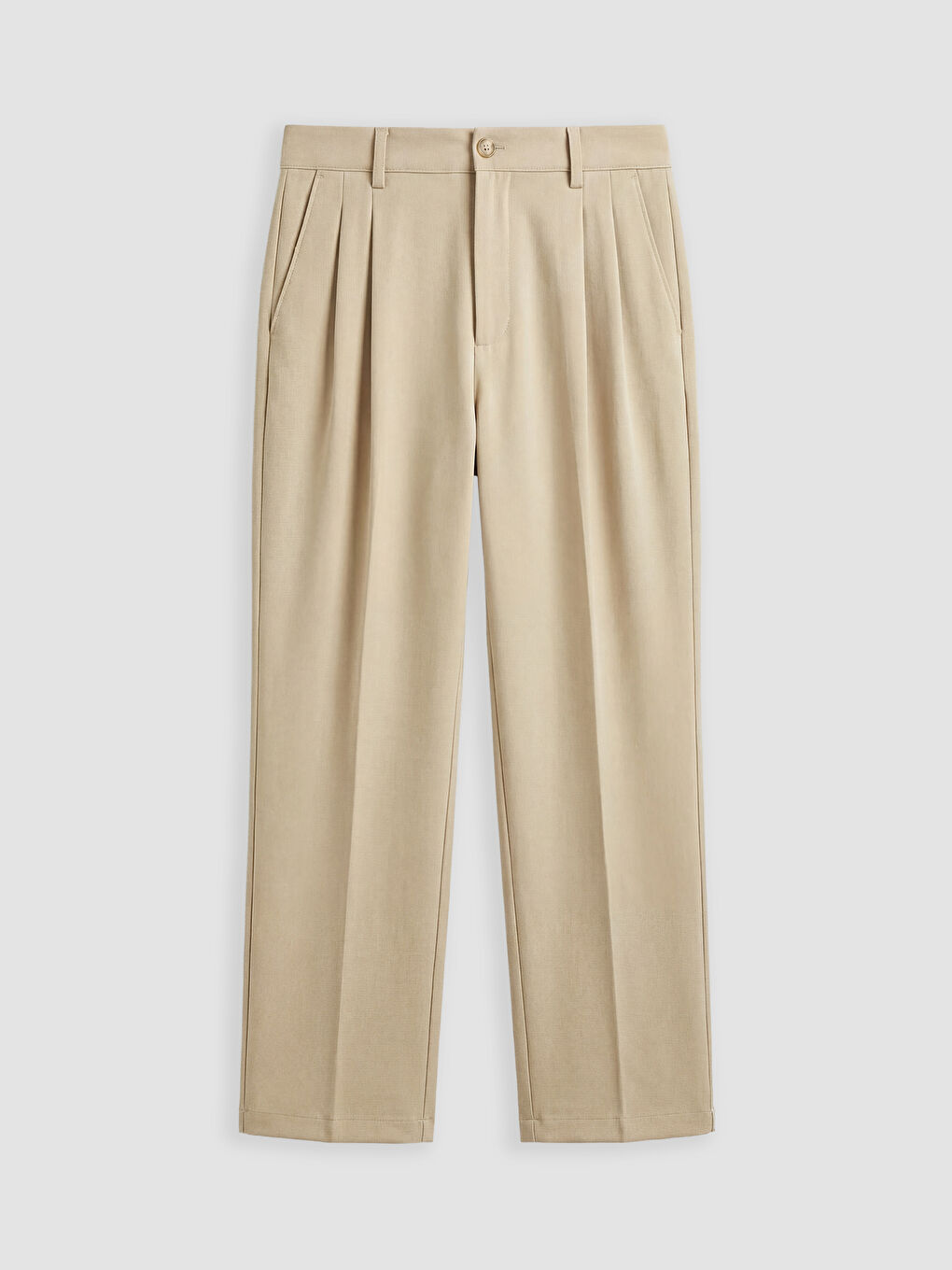 Man BEIGE Formal Dress Trousers