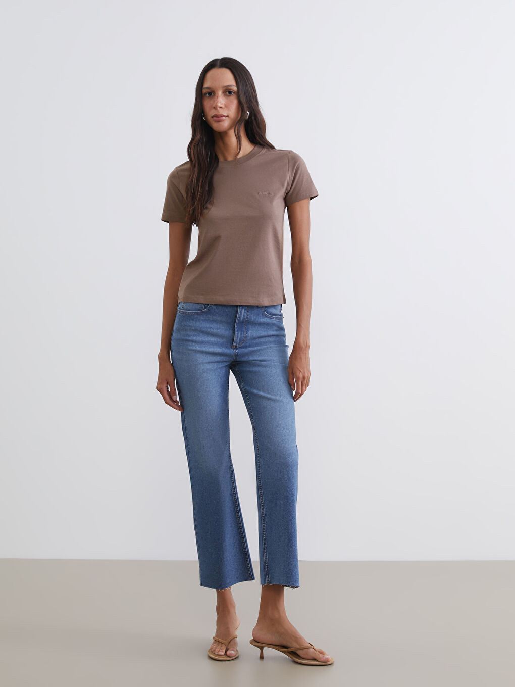 Crew Neck Women's T-Shirt-1