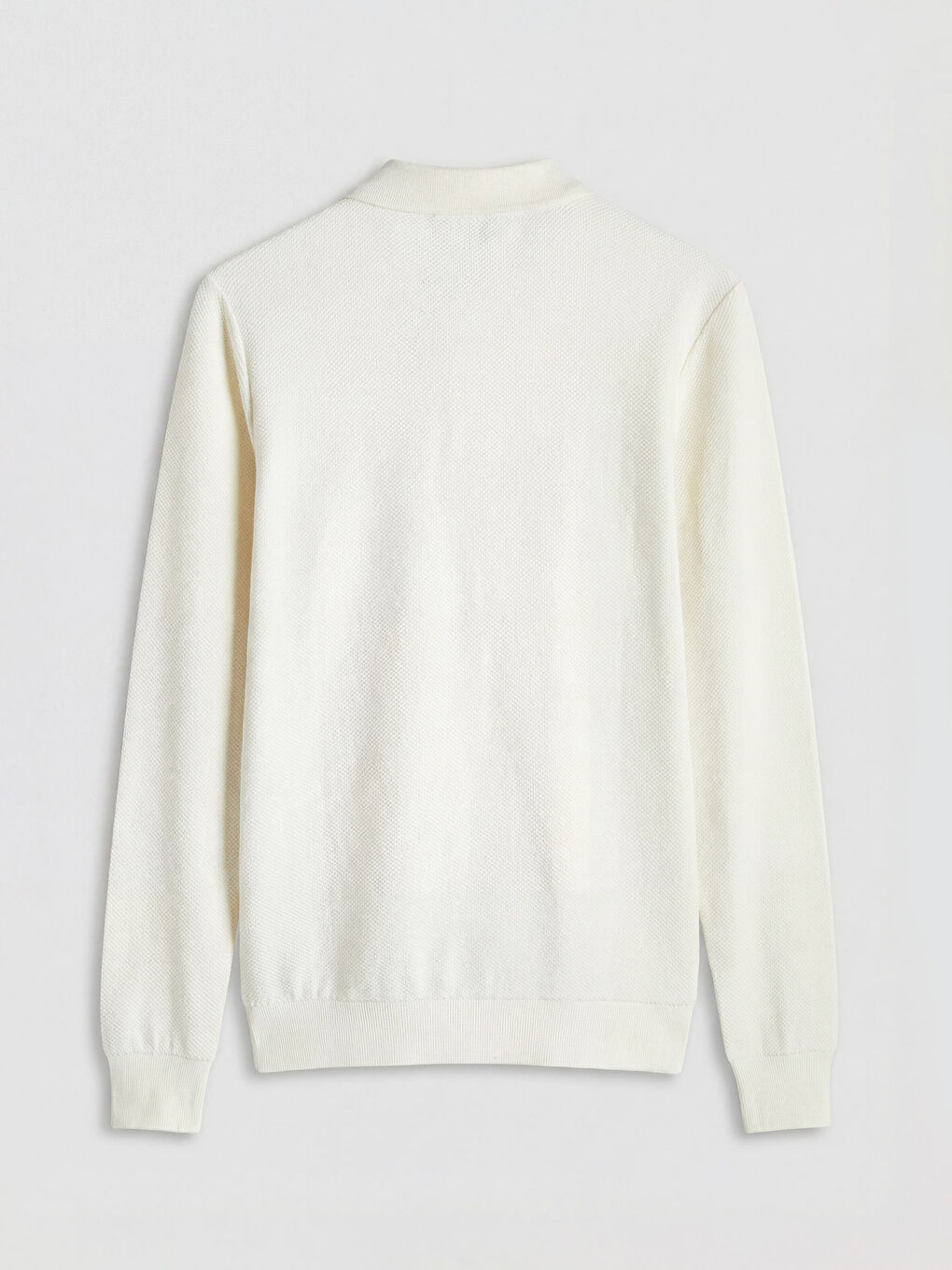 Мужской свитшот с воротником-поло-1