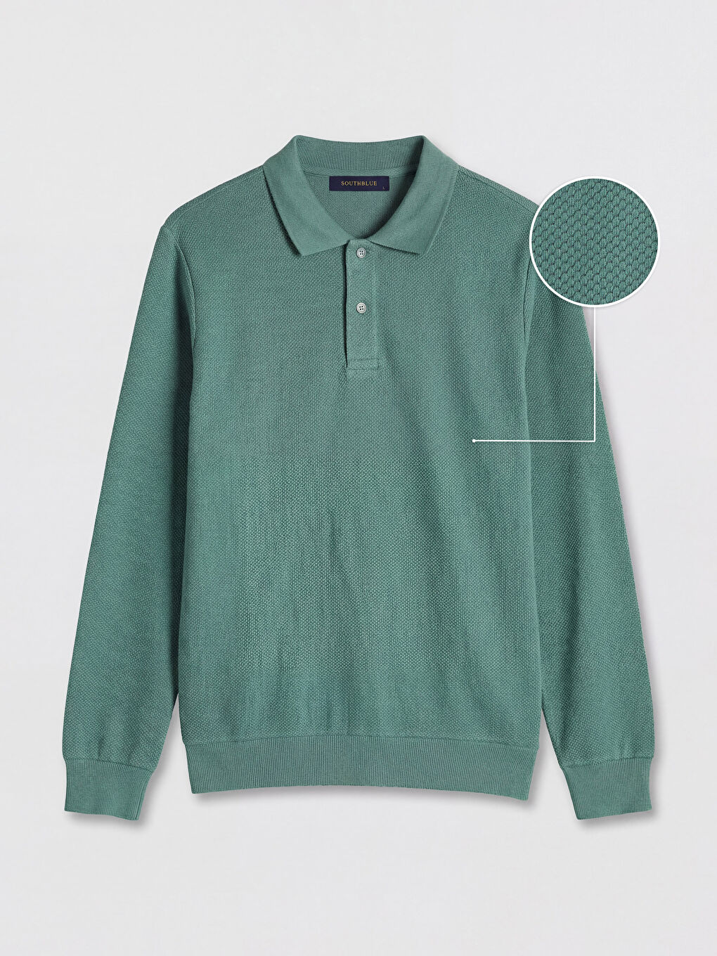 პოლო საყელო მამაკაცის თბილი ზედა-4