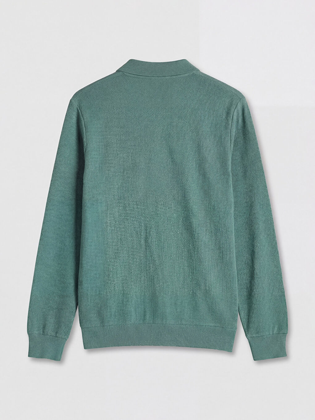 პოლო საყელო მამაკაცის თბილი ზედა-5