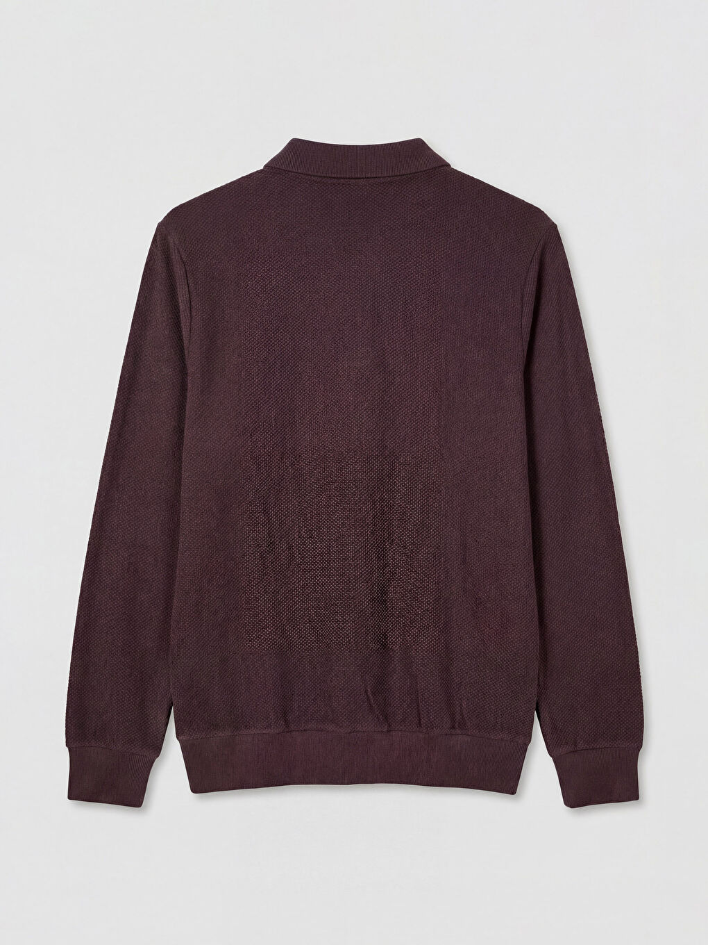 Polo Collar Men's Sweatshirt-5