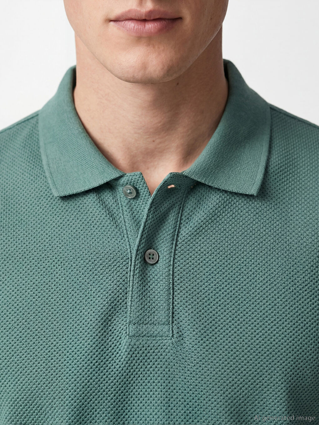 პოლო საყელო მამაკაცის თბილი ზედა-2