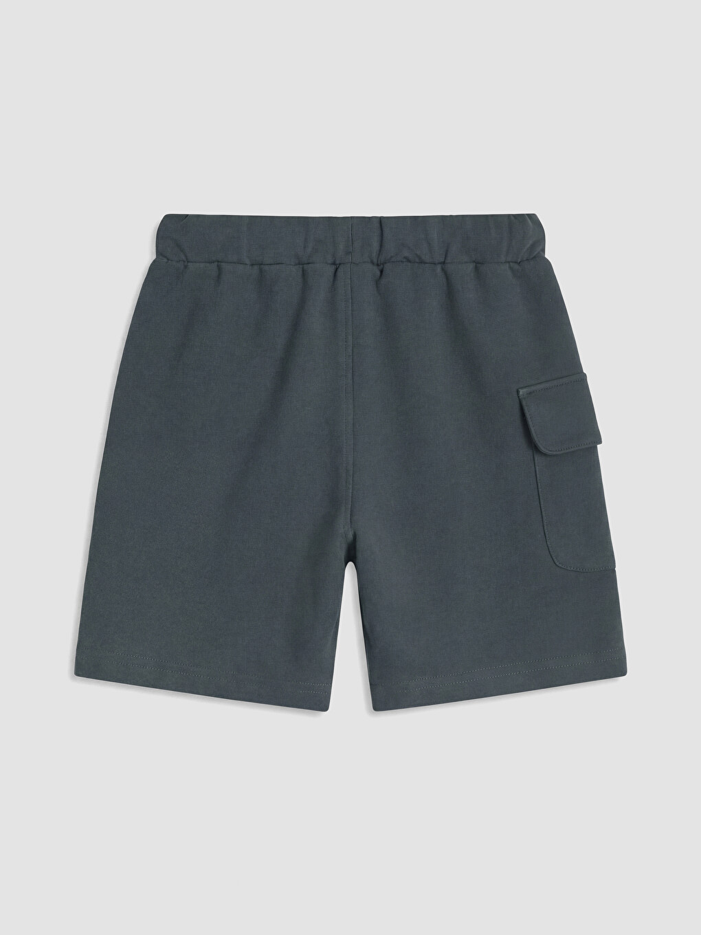 Antrasit Regular Fit Kargo Cepli Erkek Çocuk Şort-1