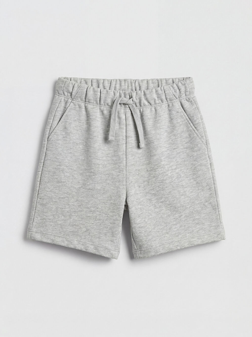 Gri Erkek Çocuk Cepli Şort 2'li-1
