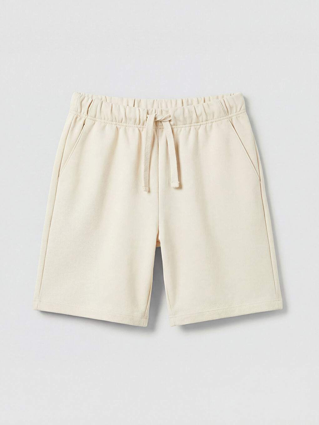 Bej Erkek Çocuk Cepli Şort 2'li-3