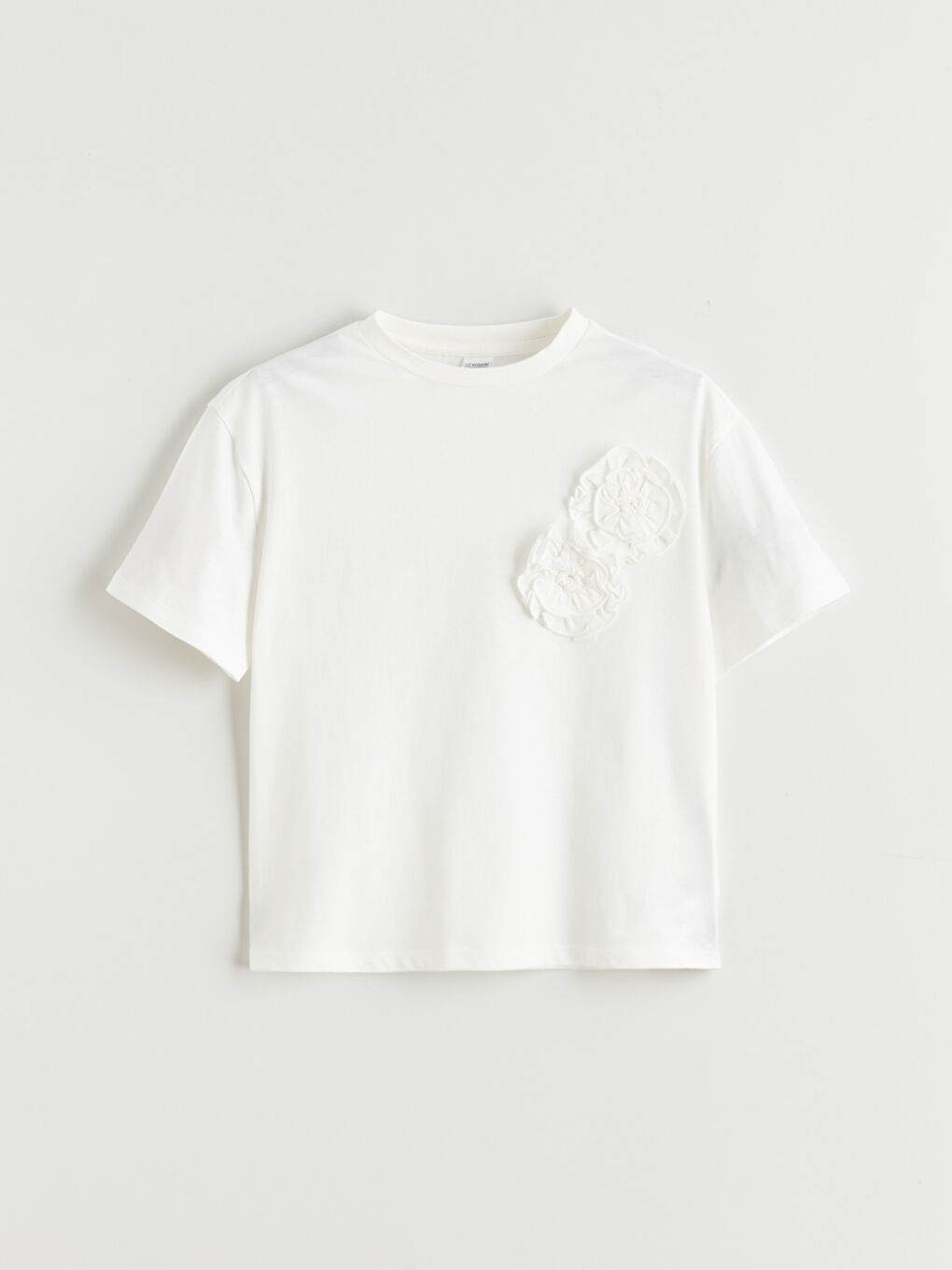 Девочки экрю Футболка