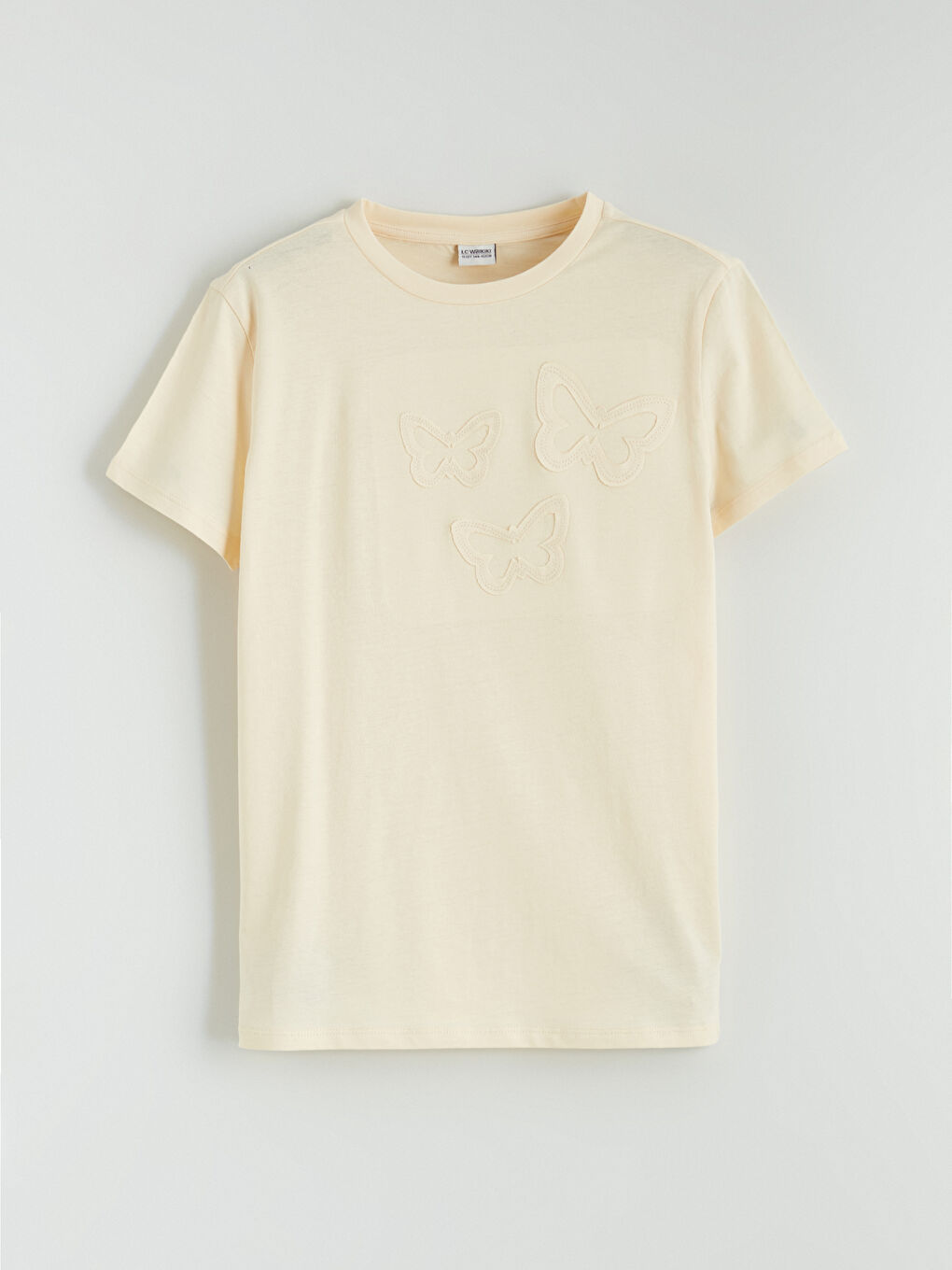 Sarı Çiçekli Kız Çocuk Tişört