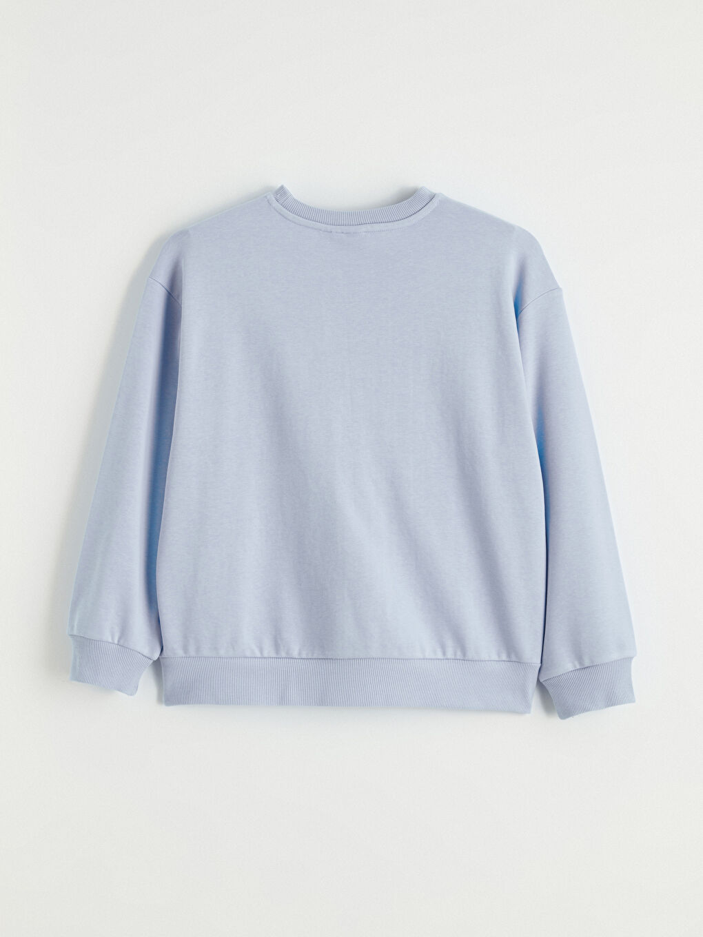 Mavi Stitch Baskılı Kız Çocuk Sweatshirt-2
