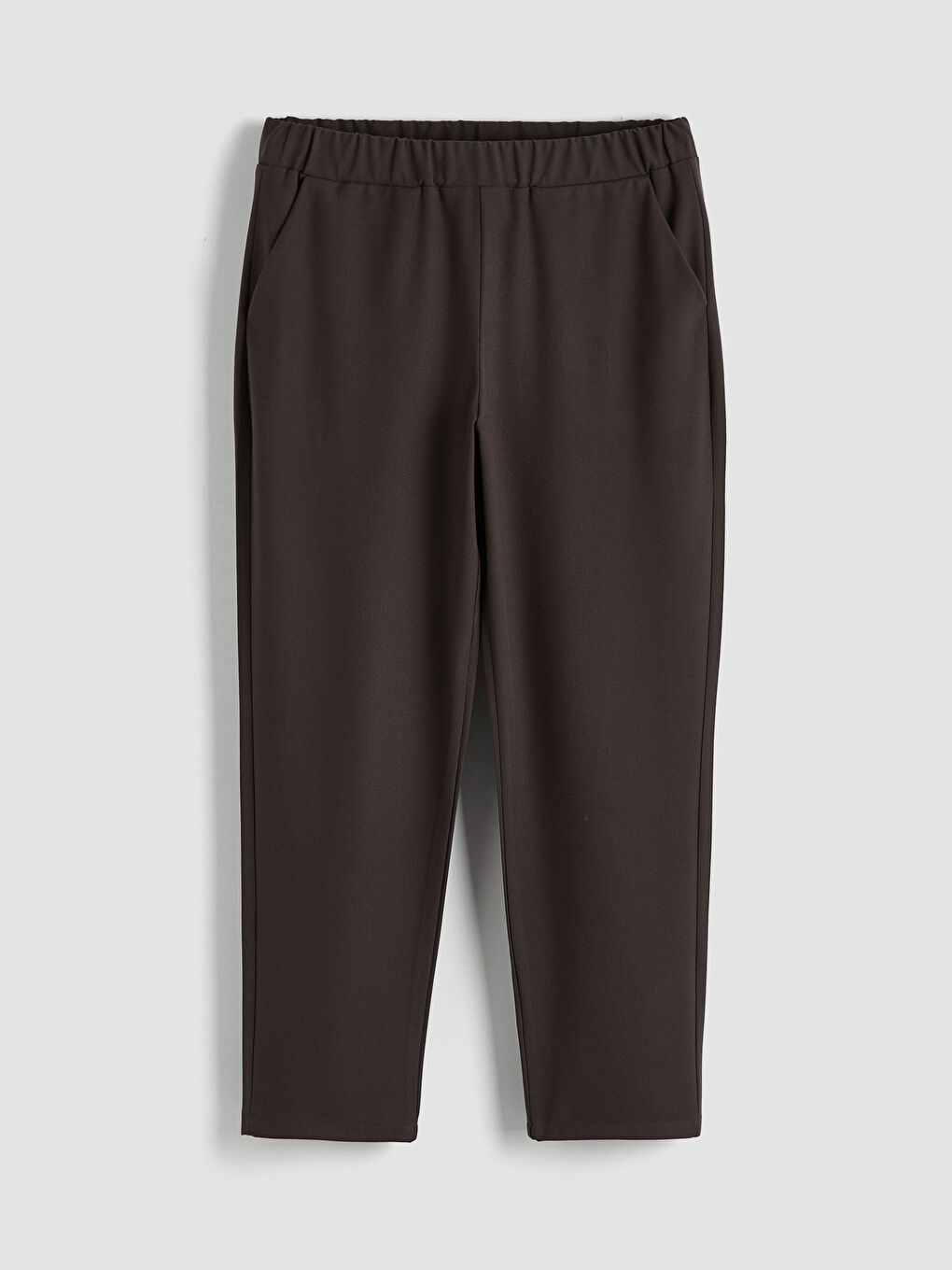 Woman BROWN Trousers-3